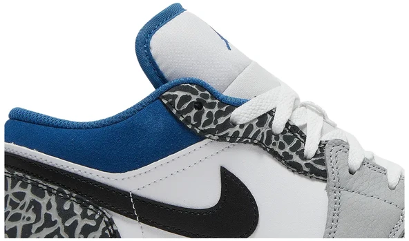 Nike Air Jordan 1 Low SE GS True Blue Spor Ayakkabı - 2