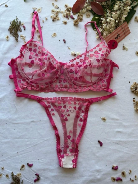 LOVE SECRET Dantelli Sütyen Bralet Takım(Sütyen&Tanga) Kadın İç Giyim