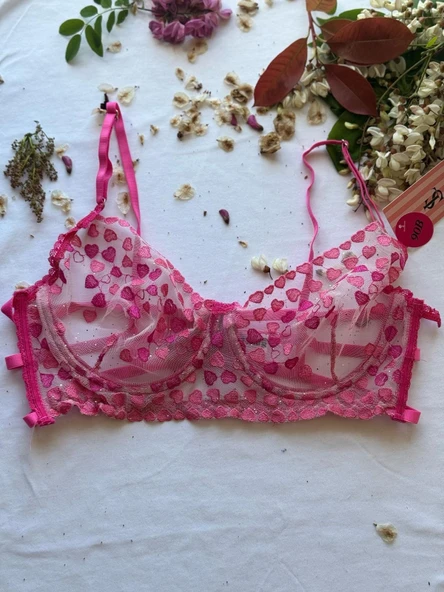 LOVE SECRET Dantelli Sütyen Bralet Takım(Sütyen&Tanga) Kadın İç Giyim - 2