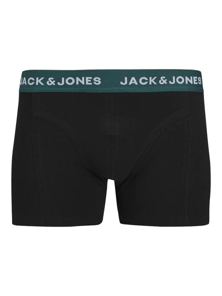 Jack Jones Ben Solıd 3 Lü Paket Erkek Boxer 12268601 - Resim 3