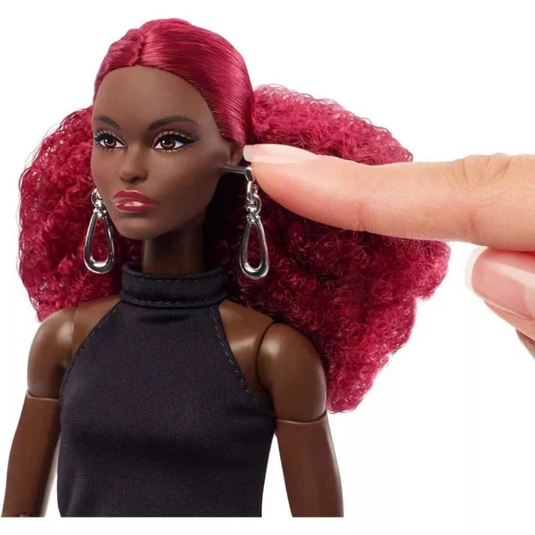 JBH75 Barbie Basics İkonik Koleksiyon Bebekler - Zenci - 6