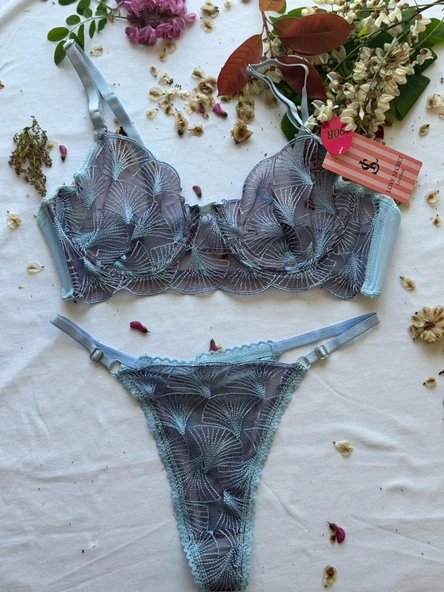 LOVE SECRET Dantelli Sütyen Bralet Takım(Sütyen&Tanga) Kadın İç Giyim
