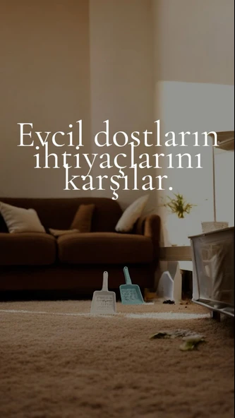 pet dar aralıklı kum küreği - kedi kumu temizleme küreği 2 li - 3