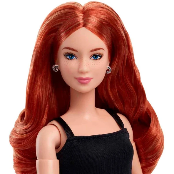 JBH74 Barbie Basics İkonik Koleksiyon Bebekler - Kızıl Saçlı - 4