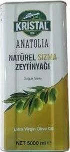 Kristal Anatolia Soğuk Sıkım Natürel Sızma Zeytinyağı 5 lt