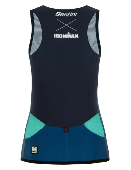 Santini Ironman Audax Design Tritop For Lady Kadın Triathlon Atlet 9I6500AUDAX - Resim 3