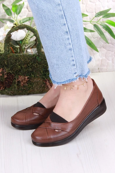 Pepita 429609 Anatomik Rahat Esnek Hakiki Deri Kadın Ayakkabı - 7