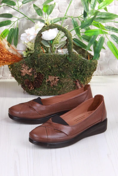 Pepita 429609 Anatomik Rahat Esnek Hakiki Deri Kadın Ayakkabı - 10