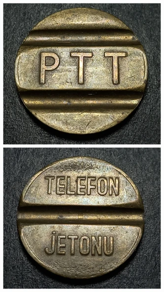 Escoines Koleksiyon 39963680d41703cbf1 PTT Telefon Jetonu Küçük Boy 1 ADET Gönderilcektir