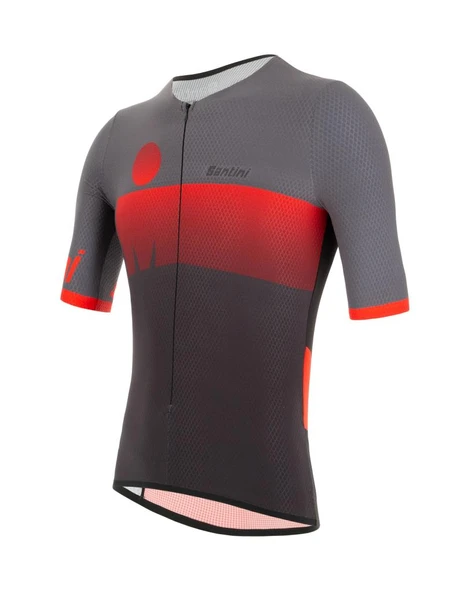 Santini Ironman Audax Triathlon Forması Red 9I63SS00AUDAX - Resim 2