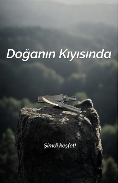 Lazoğlu avcı bıçağı - taşıma kılıflı av avcı bıçağı