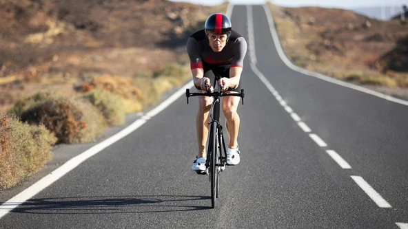 Santini Ironman Audax Triathlon Forması Red 9I63SS00AUDAX - Resim 4