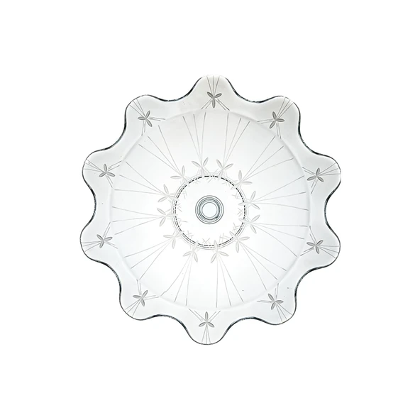 Decocia 32 cm Ayaklı Cam Meyvelik Sunum Kasesi - 3