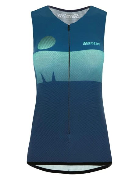 Santini Ironman Audax Design Tritop For Lady Kadın Triathlon Atlet 9I6500AUDAX