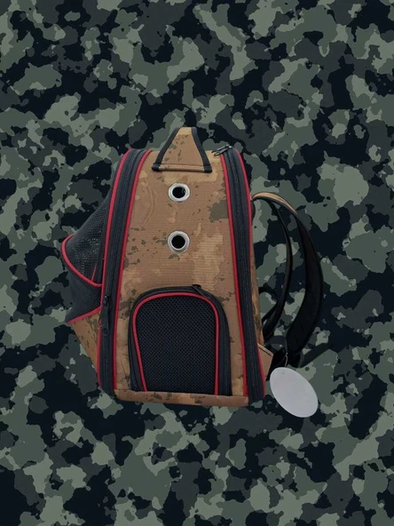 Petpretty Fileli Astronot Sırt Çantası Kamuflaj - 2