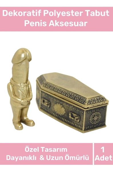 Özel Üretim Hediyelik Şaka Eğlence Dekoratif Bereket Tanrısı Polyester Tabut Aksesuar 15*8 Cm