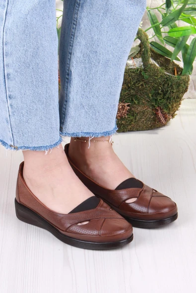 Pepita 429609 Anatomik Rahat Esnek Hakiki Deri Kadın Ayakkabı - 8