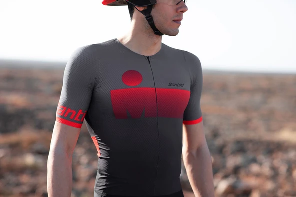 Santini Ironman Audax Triathlon Forması Red 9I63SS00AUDAX - Resim 11