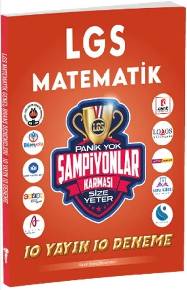 LGS Matematik Şampiyonlar Karması 10 Yayın 10 Deneme Bilimyolu Yayıncılık