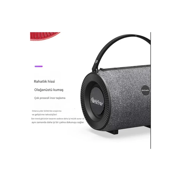 Ozmik ONEDERV3  Premium Ses Kalitesi Taşınabilir Geniş Uyumluluklu Kablosuz Bluetooth Hoparlör - Resim 6