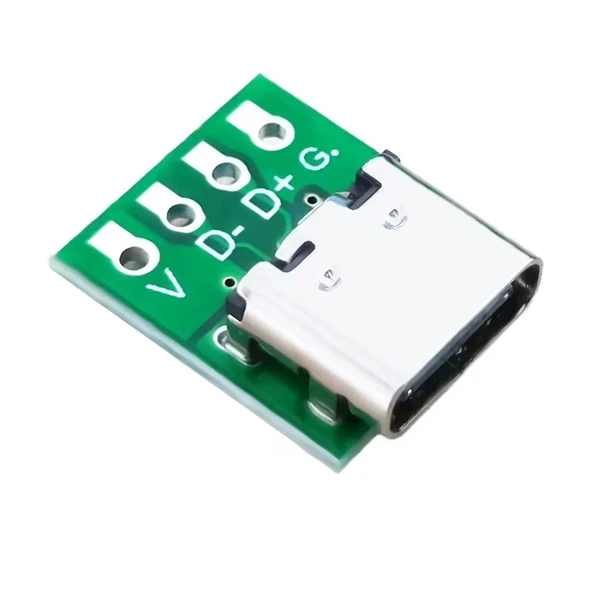 USB Type C 4 Pin DIP Çevirici Pcb Usb Dip Adaptör Kart - Resim 3