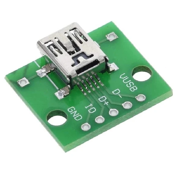 Mini Usb To Dip Çevirici Pcb Usb Haberleşme Deney Prototip 5V Usb - Resim 4