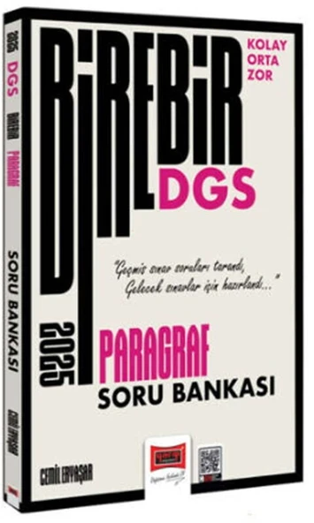 2025 DGS Birebir Serisi Kolay Orta Zor Paragraf Soru Bankası Yargı Yayınları