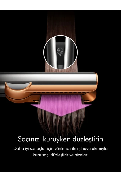Dyson Airstrait HT01 Saç Düzleştirici Jasper Plum - 6