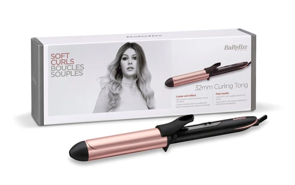 BaByliss C452E Rose Quartz Siyah Saç Maşası - 3