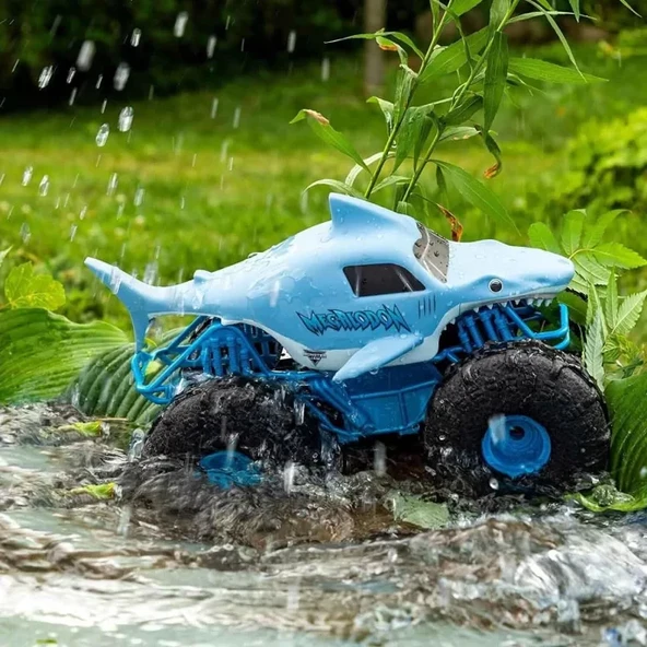 1:15 Monster Jam Megalodon Storm Kumandalı Amfibi Araç - 5