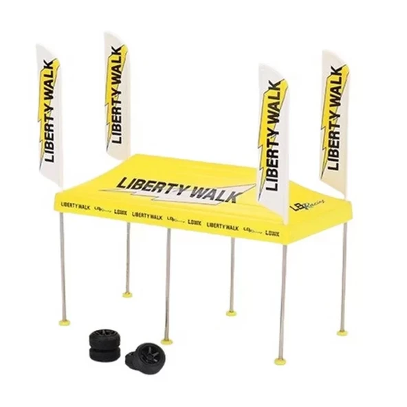 Mini GT 1/64 Paddock Service Tent Set - LB Racing - 1