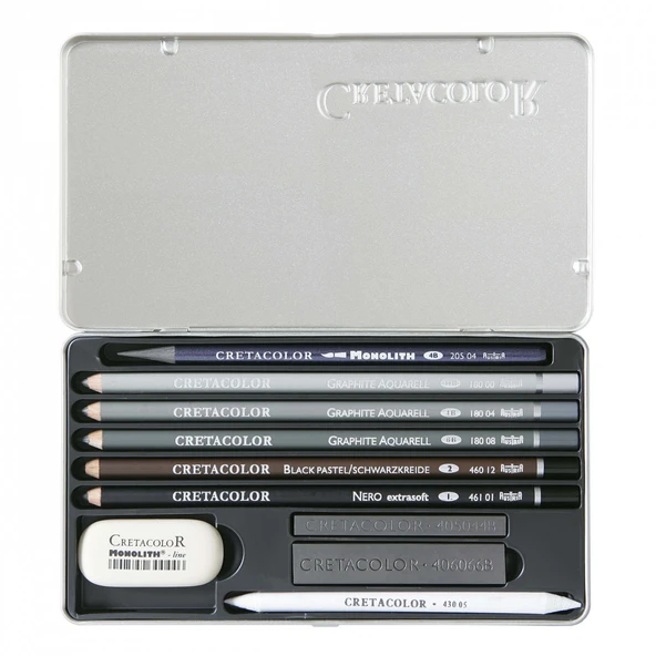 Cretacolor Artino Graphite 10'lu Çizim Seti 400 21 - 2