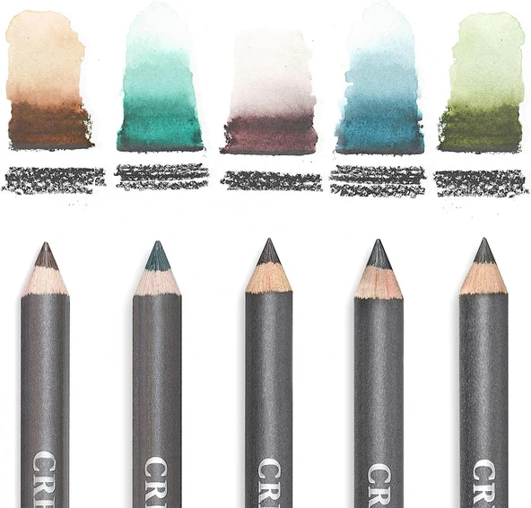 Cretacolor AquaGraph Sulandırılabilir Çizim Seti 6'lı Metal Kutu / 18399 - Resim 4