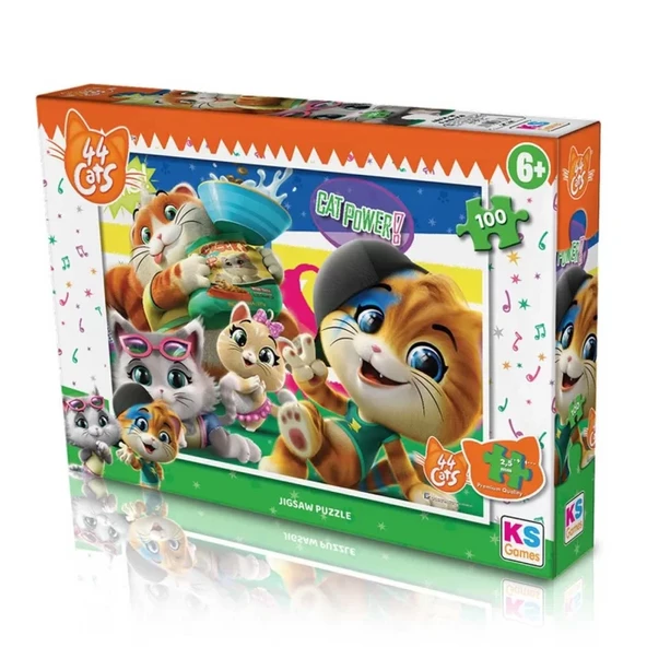 KS Games 44 Cats 100 Parça Puzzle