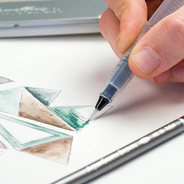 Cretacolor AquaGraph Sulandırılabilir Çizim Seti 6'lı Metal Kutu / 18399 - Resim 7