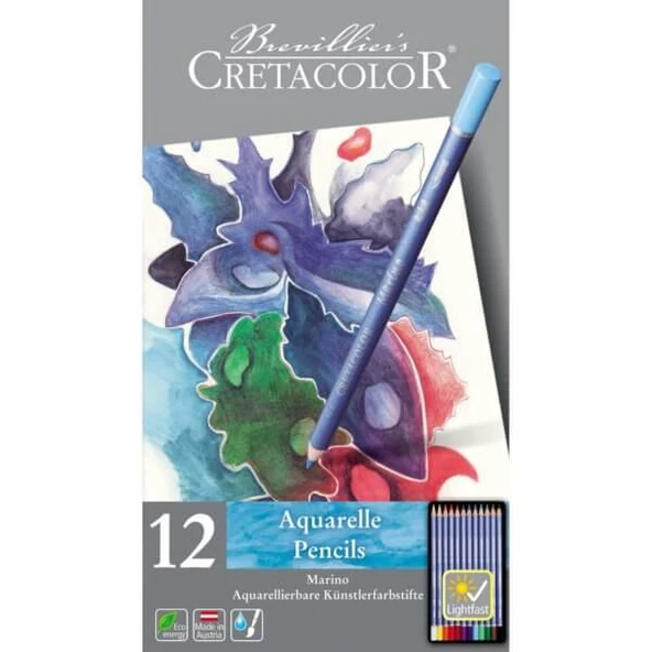 Cretacolor Marino Aquarell 12'li Kuru Boya Seti 240 12