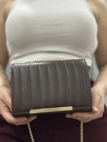 Cessi kahve cilt çanta - Resim 3