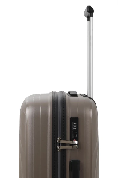 V2407 POLİCARBON VALİZ SİYAH SET - 11