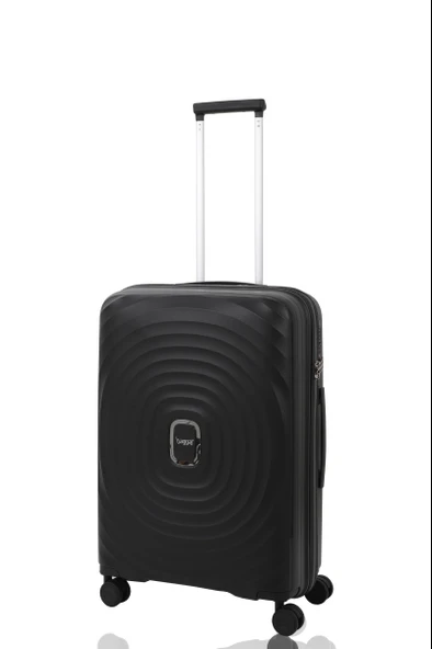 V2407 POLİCARBON VALİZ SİYAH SET - 3
