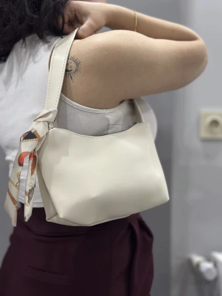 Riwan krem cilt çanta - Resim 6