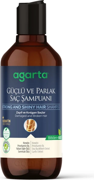 Agarta Doğal Güçlü ve Parlak Saçlar Şampuan 400 ml