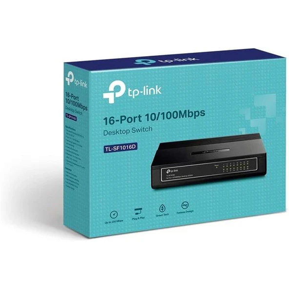 TP-Link TL-SF1016D 16 Port 10/100 Mbps Switch - 3