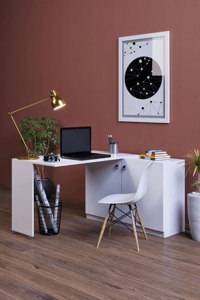 mokaparkavm Flor Çalışma Masası Yemek Masası Çok Amaçlı Mutfak Masası Ardiye