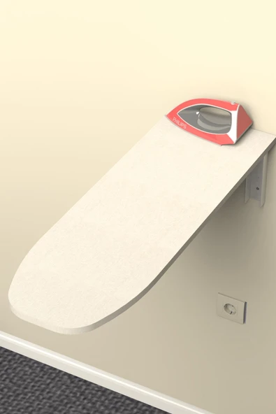 mokaparkavm lüx duvara monte katlanır ütü masası optimum ev gereçleri - 3