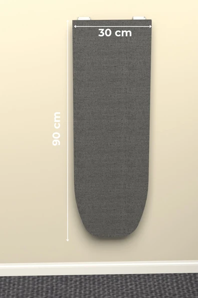 mokaparkavm lüx duvara monte katlanır ütü masası optimum ev gereçleri - 4