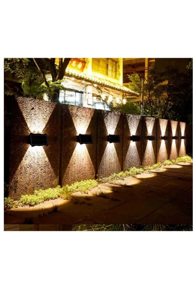 Cata  Güneş Enerjili Led Aplik - Solar Enerjili Bahçe Aydınlatma (DIŞ MEKAN)(GÜNIŞIĞI) Ct-8010