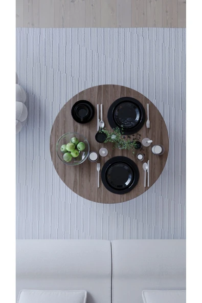 mokaparkavm mega kozalak katlanabilir ergonomik hafif yer sofrası 103 cm çaplı - 2