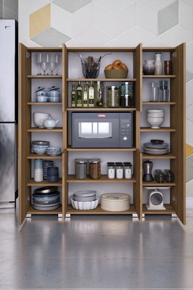 mokaparkavm Stil Mutfak Dolapları Çok Amaçlı Dolaplar - 3