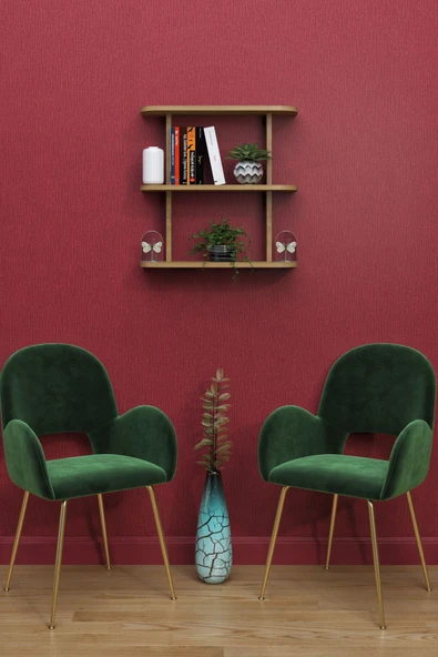 mokaparkavm Dekoratif Duvar Rafı2 Oval Çok Amaçlı 2 Katlı Raf Rafy2 - 2