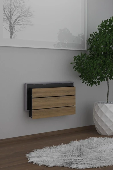 mokaparkavm Duvara Monte Katlanabilir Minderli Puf Tabure Çok Amaçlı Tabure Miya - 5